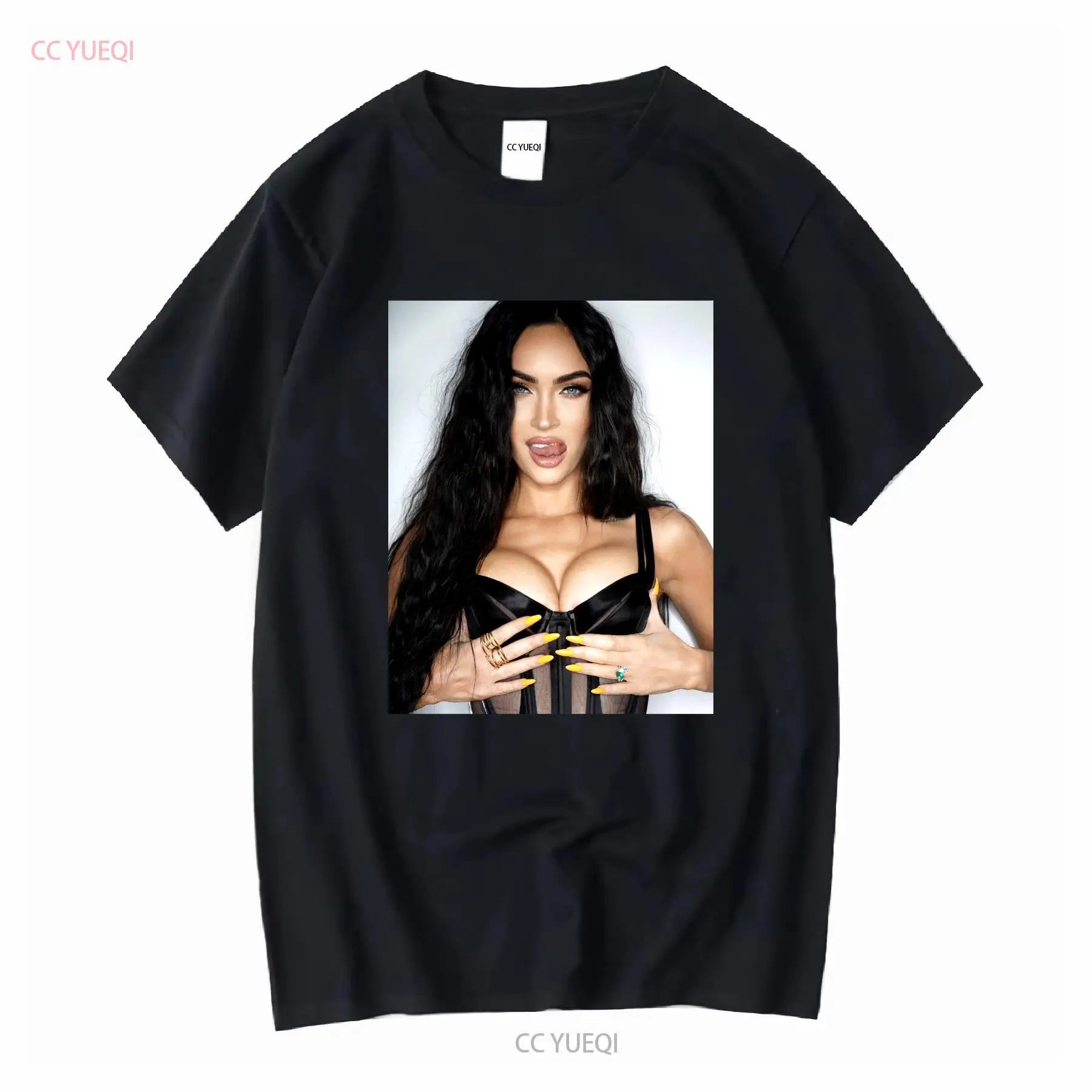 Megan Fox T shirt Poster long  - Poster Men Fashion review and price