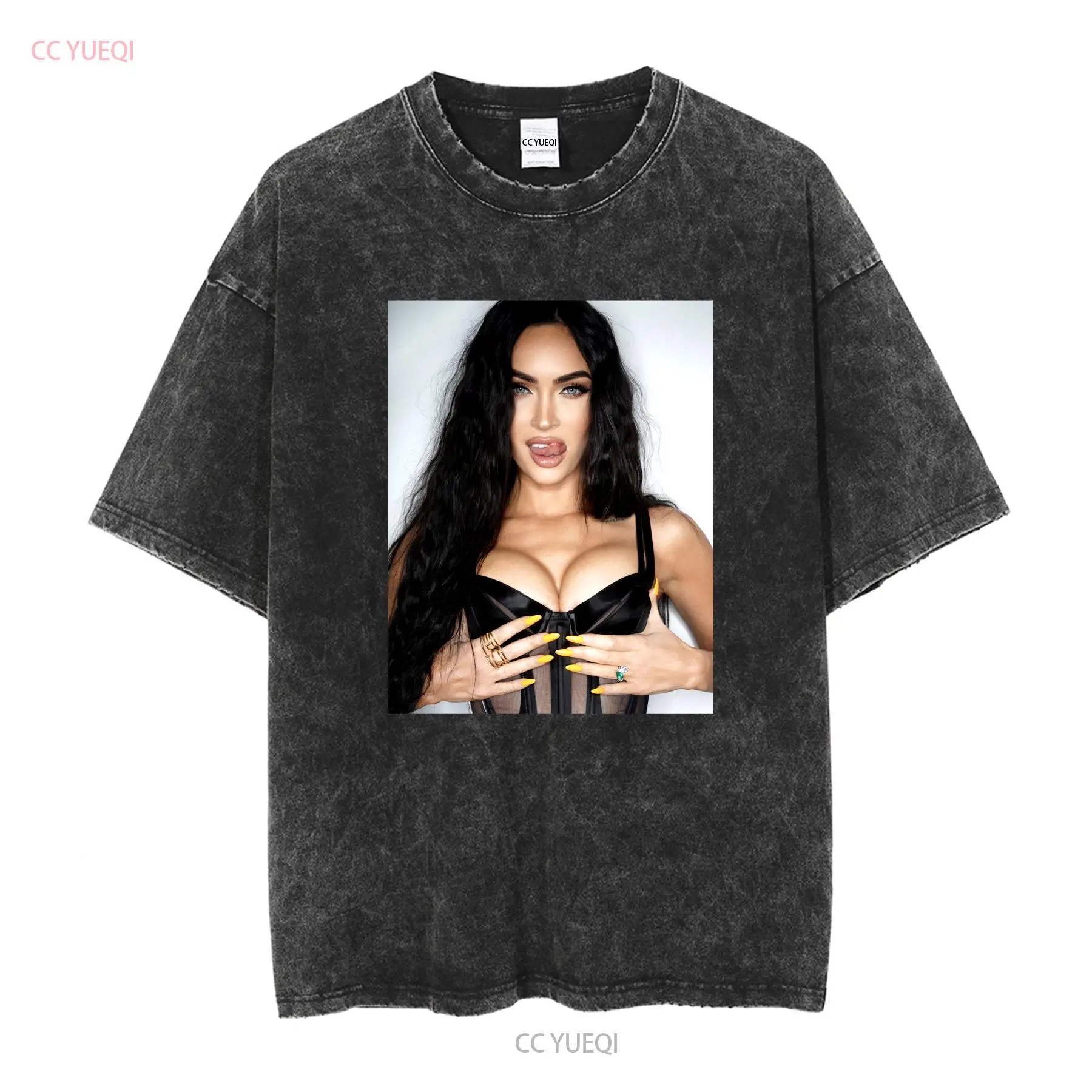 Megan Fox T shirt Poster long  - Poster Men Fashion review and price