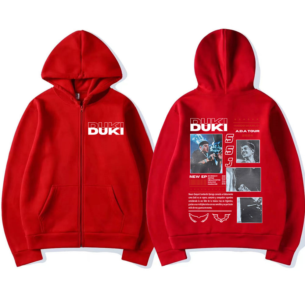 Rapper Duki ADA Tour 2024 Zip  - Mens Fashion Zip Up Hoodies review and price