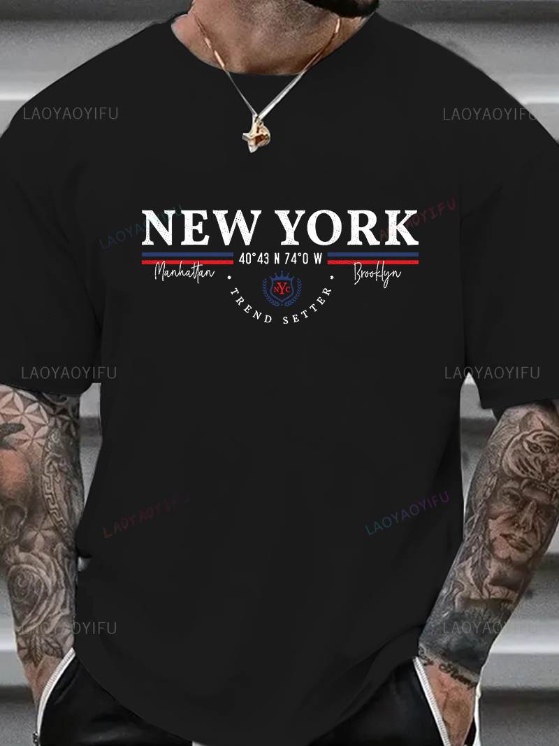 New York Letter Graphic Tee Un - Men'S Fashion New York review and price