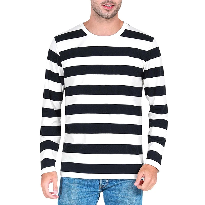 Contrast Stripe 3D Print Men L - Mens Fashion Clothes review and price