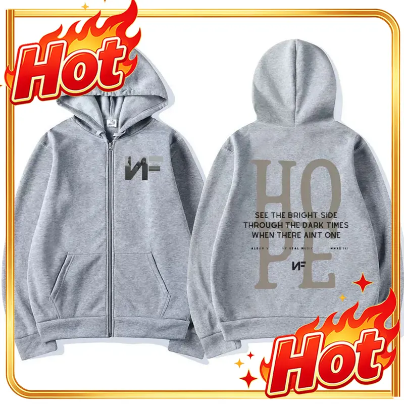 Rapper NF Hope Tracklist Zippe - Mens Fashion Zip Up Hoodies review and price