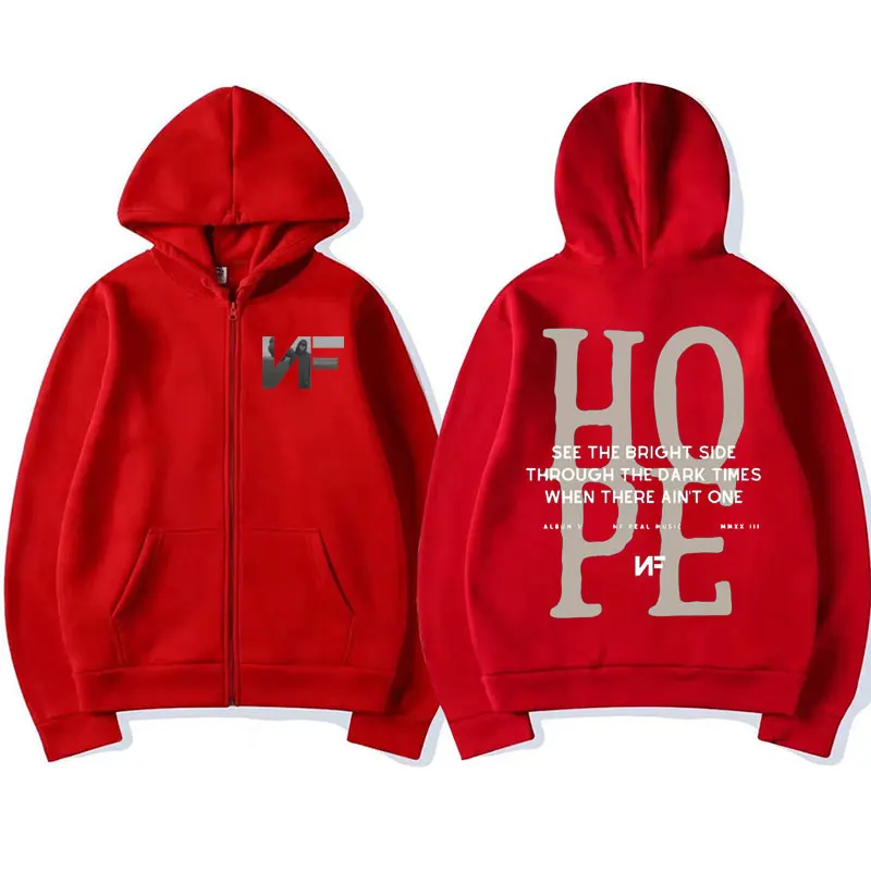 Rapper NF Hope Tracklist Zippe - Mens Fashion Zip Up Hoodies review and price