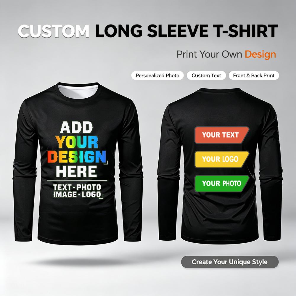 DIY Customized Logo Photo T-sh - Men'S Fashion T Shirts review and price